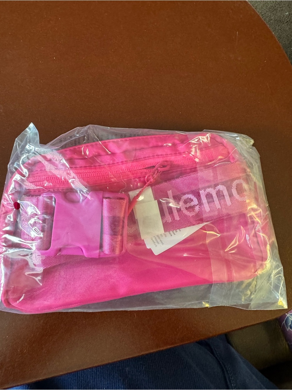 Lululemon Bright Pink Waist Bag - Picture 2 of 3